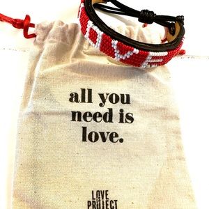 NWT Love Bracelet Beaded by Love Is Project